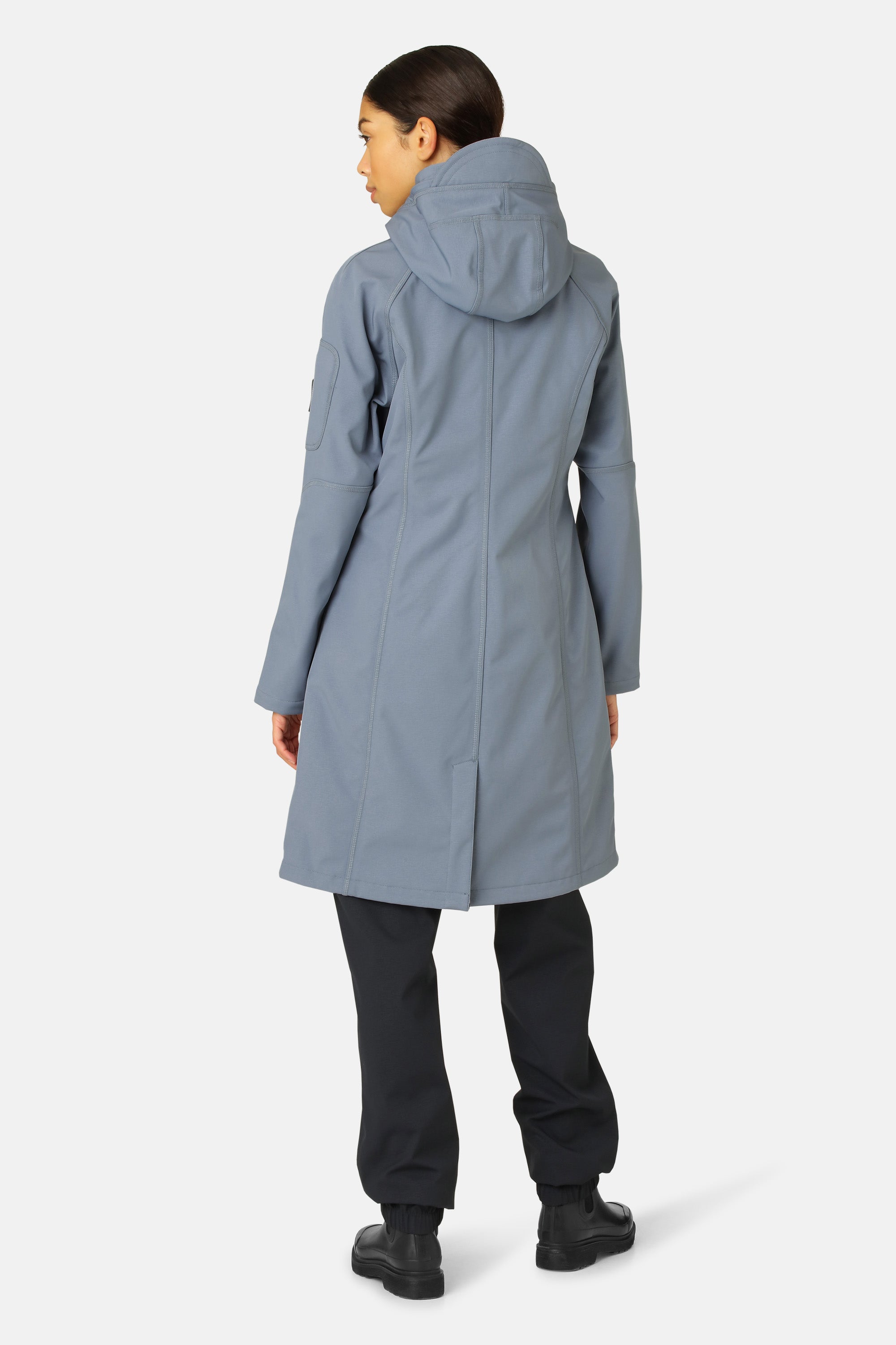 Ilse Jacobsen Hornbæk Rain Langer Regenmantel Raincoat 696 Winter Ocean